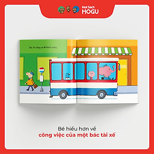 Truyện Ehon bé 1-2-3 tuổi - Bác lái xe buýt Voi