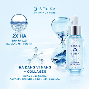 Serum dưỡng ẩm và chống lão hóa Senka Deep Moist 3X HA 30ml