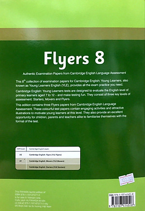 Sách Cambridge Young Learner English Test Flyers 8: Student Book