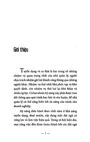Tủ sách hay dành cho nhà lãnh đạo: Thuật Tuyển Dụng Và Sa Thải; Tặng Sổ Tay (Khổ A6 Dày 200 Trang)