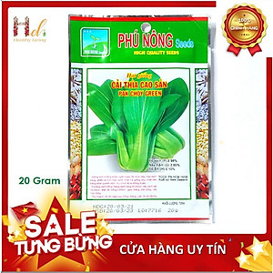 Hạt Giống Cải Thìa ( Cải Bẹ Lớn - Cải Chíp ) 20Gr- Trồng Rau Xanh Rau Sạch Bằng Đất Sạch, Mùn Dừa Và Phân Hữu Cơ - Phú Nông