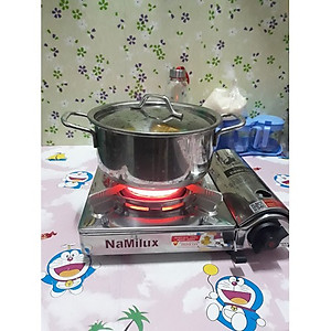 Bếp Ga Mini Hồng Ngoại Inox Namilux PM1817AS Van Inline Cut Ngắt Ga An Toàn Chống Cháy Nổ Công Nghệ Nhật Bản-Hàng Chính Hãng