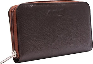 Ví Nữ Huy Hoàng HT3143 (9.5 x 19 cm) - Nâu