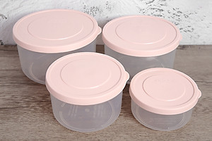 { Nhiều Size} Hộp Đựng Thực Phẩm Tròn Hokkaido Chuẩn Nhật Bản - Chính hãng inochi ( Tặng kèm khăn lau đa năng pakasa)