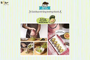Máy Xay Thịt Thực Phẩm Bear SB-MA02L Xay Cực Êm Dung Tích 2 Lít Công Suất 300 W - Hàng Chính Hãng
