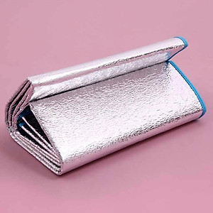 Chiếu Bạc Ngủ Trưa Văn Phòng, Tấm Thảm Trải Lót Bạc Gấp Gọn Cách Nhiệt Du Lịch 1mx2m Phượt Dã Ngoại