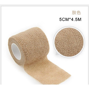 Combo 2 Cuộn Băng Cuốn Tự Dính, Băng Cuốn Cao Su Non, Băng Keo Thể Thao Chống Chấn Thương (Kích thước 5cm*4.5m), Băng keo thể thao đá bóng, băng cuốn thể thao vải tự dính, băng quấn y tế cuốn ngón tay, cổ tay, cổ chân