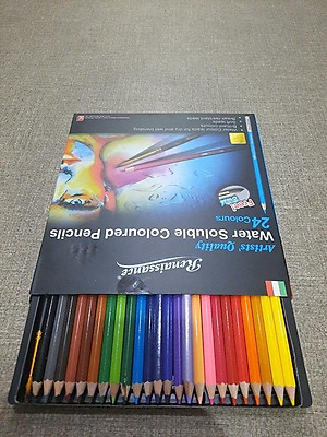 Bộ Bút Chì Màu Nước Renaissance Masterart Series (24 Màu)
