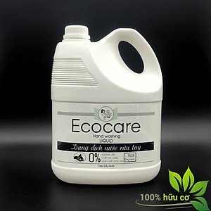 Nước rửa tay hữu cơ diệt khuẩn dạng bọt hương Nhài 4000ml thương hiệu Ecocare ( tặng kèm vỏ tạo bọt)