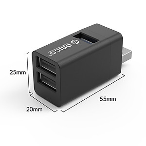 Hub usb 3 cổng USB 3.0 Orico MINI-U32L- Hàng Chính Hãng