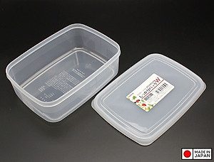 Hộp thực phẩm chữ nhật Nakaya 1300ml hàng nội địa Nhật Bản K.305#