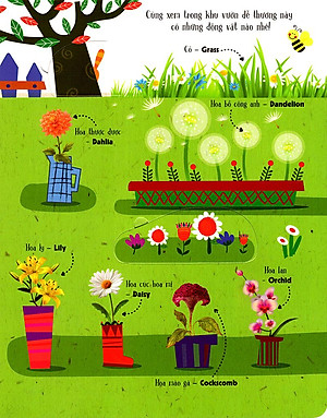 Sách Tương Tác - Lift-The-Flap - First 100 Plants - 100 Từ Đầu Tiên Về Thế Giới Thực Vật (Tái Bản)