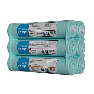 Bộ lõi máy lọc nước KAROFI Smax hiệu suất cao HP 6.2 - Hàng chính hãng