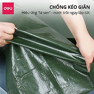 [SIÊU BỀN] Bạt che nắng mưa dày dặn DELIxVusign - Chống nước kháng UV, may viền, đa năng