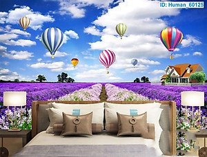 Tranh dán tường khinh khí cầu PC47