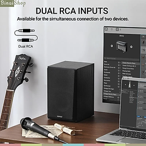 Edifier R990BT - Loa Bookshelf 2.0 Active, Bluetooth 5.4, Công Suất 24W, Đầu Vào RCA Kép Đa Dạng Với Điện Thoại, Máy Tính - Hàng Chính Hãng