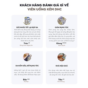 Viên Uống Bổ Sung Kẽm DHC Zinc 15 Và 30 Viên/Gói Thực Phẩm Chức Năng Cho Cơ Thể Khỏe Mạnh