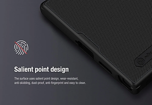 Ốp lưng sần chống sốc cho Samsung Galaxy S24 Ultra mặt lưng nhám hiệu Nillkin Super Frosted Shield Pro cho mặt lưng nhám chống trơn trượt tay, khả năng chống sốc cực tốt, chất liệu cao cấp - Hàng nhập khẩu