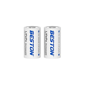 Pin sạc CR2 BESTON 300mAh dùng cho máy ảnh, camera, thiết bị đo, đèn pin, ống nhòm - Hàng chính hãng