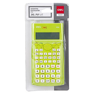 Máy tính Học Sinh Cấp 1 Deli E1710 , Được phép mang phòng thi, 12 số, 240 chức năng