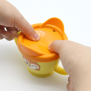 Đũa Inox xỏ ngón Hàn Quốc giúp bé tập gắp thức ăn Edison hình Pororo - Đồ dùng ăn dặm chính hãng 9644