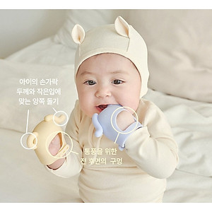 Gặm nướu silicon Moyuum Voi cho bé 3m+