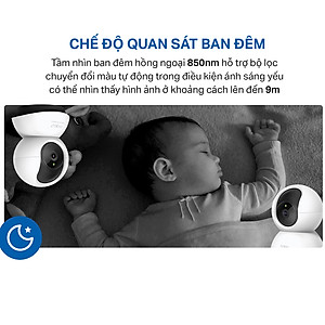 Camera Wifi TP-Link Tapo C212 Độ Phân Giải 2K QHD Quay/Quét 360 Độ Hỗ Trợ Cổng LAN - Hàng Chính Hãng