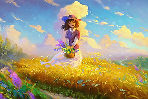 Bộ tranh xếp hình 150 mảnh – Hoa Cỏ Mùa Xuân 