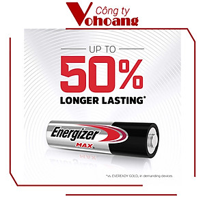 Pin AA Energizer Max E91 BP2