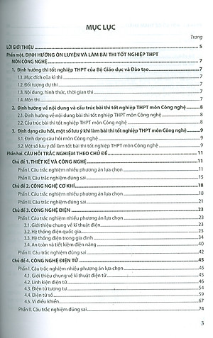 Ôn Luyện Trắc Nghiệm Thi Tốt Nghiệp Trung Học Phổ Thông (năm 2025) Môn Công Nghệ (Định Hướng Công Nghiệp)