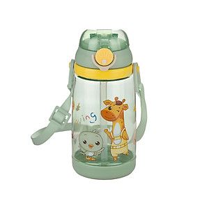 Bình Nước HoKori 450ml Nhựa Việt Nhật Cao Cấp An Toàn Chuẩn Nhật , EU - Hàng chính hãng 