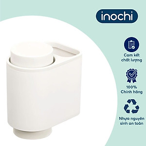 Kệ treo bàn chải đánh răng đa năng Nachi 2 cốc chất liệu nhựa nguyên sinh an toàn - Chính hãng inochi ( Tặng kèm khăn lau pakasa) Giao màu ngẫu nhiên