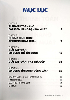 Sách Hiểu Về Tài Chính, Vững Bước Tương Lai - Hiểu Đúng Về Tín Dụng