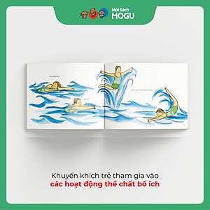 Truyện Ehon bé 3-4-5 tuổi - Gư-ri và Gư-ra đi tắm biển