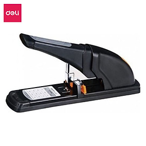 Dập ghim Deli, cỡ lớn 210 trang, Đen, Xám - 1 cái E0395