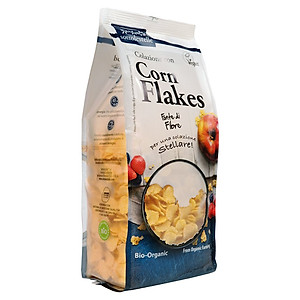 Ngũ cốc hữu cơ bắp ngô cán dẹp Sottolestelle 300g Organic Corn Flakes