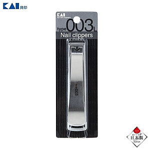 Kềm cắt móng tay cao cấp chính hãng KAI Type 003 lưỡi làm từ hợp kim thép sắc bén & bền bỉ hàng nội địa Nhật Bản Model 2022 (Made in Japan)