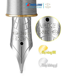 Bút máy cao cấp Parker SON Metal Black GT18k GB-2119784 - Mạ vàng 18K