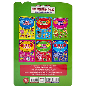 Sách Bóc Dán Hình Thông Minh Phát Triển Khả Năng Tư Duy Toán Học IQ EQ CQ (5-6 Tuổi) - 198 Sticker (Quyển 3)