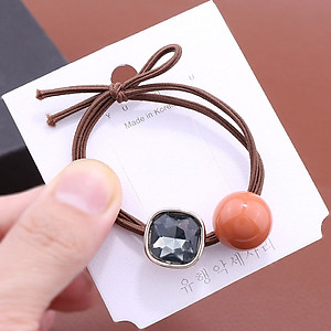 Dây buộc tóc nữ macaron [Set 4 dây] NASI dễ thương phong cách hàn quốc thun cột tóc nữ co giãn tốt phụ kiện tóc