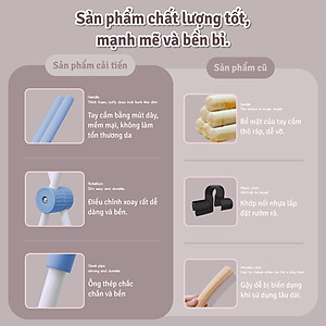 BG Gậy tập thẳng lưng Blue 6015 , thanh gậy tập yoga chống gù lưng, mở vai hình chữ thập