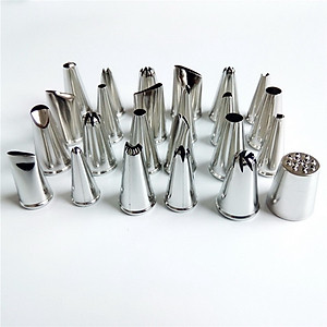 Bộ 24 đuôi bắt bông kem – Bộ dụng cụ làm bánh kem – Mã số 1035