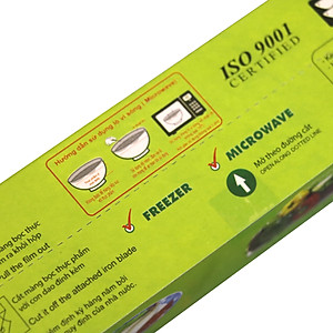 Màng bọc thực phẩm Ringo PVC, dùng được trong tủ lạnh, lò vi sóng, có lưỡi cắt tiện lợi, nhiều kích cỡ