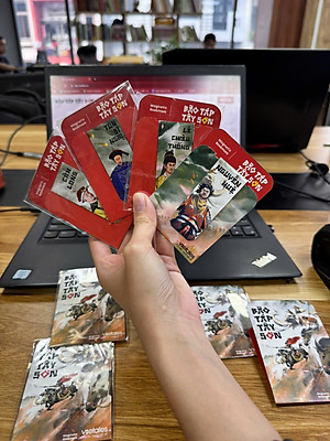 (Postcard chân dung Quang Trung, in màu toàn bộ) BÃO TÁP TÂY SƠN – Trần Hoàng Vũ – Vietales