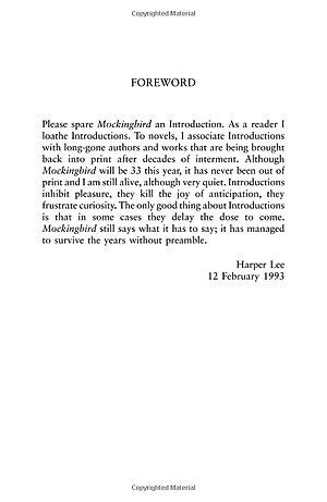 To Kill A Mockingbird