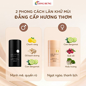 Lăn khử mùi nước hoa Armaf Club de Nuit (75ml) - Hàng chính hãng