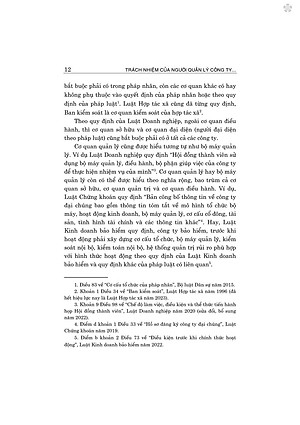 Trách nhiệm của người quản lý công ty (các nghĩa vụ và yêu pháp lý) bản in 2024)