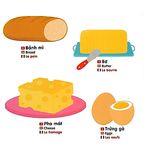 Sách Chuyển Động Thông Minh Đa Ngữ Việt - Anh - Pháp (Giúp Trẻ Nhận Biết Thế Giới Xung Quanh Thật Trực Quan Và Sinh Động)