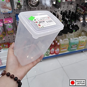 Hộp bảo quản thực phẩm Nakaya 1300ml, có nắp mềm giúp bảo quản thực phẩm sạch sẽ - nội địa Nhật Bản 