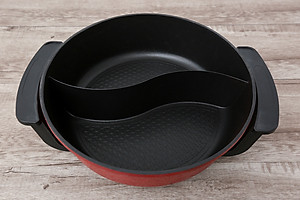 Nồi lẩu điện 2 ngăn Mishio MK112 5L - Hàng chính hãng